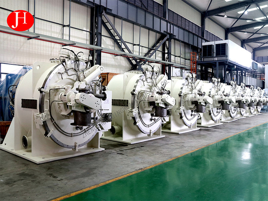 Cadena de producción automática de máquina de la centrifugadora de la planta del deshidratador del almidón de patata dulce de 90 kilovatios