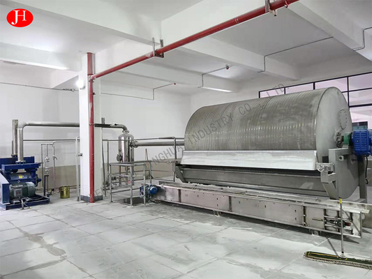 Equipo inoxidable del deshidratador del almidón de mandioca de la máquina del filtro de vacío