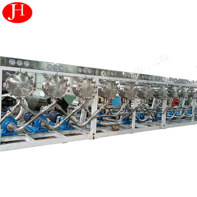 Máquina continua de almidón de patata dulce de acero inoxidable Control PLC Capacidad 300-500 kg/h