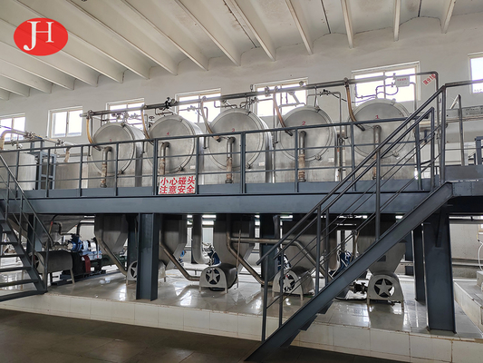 Máquina de procesamiento continuo de almidón de patata dulce con control PLC y material de acero inoxidable