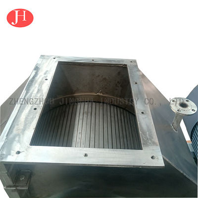 Control PLC máquina de almidón de patata dulce hecha de acero inoxidable grater eléctrico de patata dulce