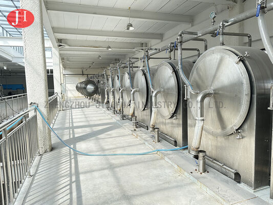 Tamiz centrífugo de la capacidad grande para el lavado y la deshidratación de la mezcla del almidón