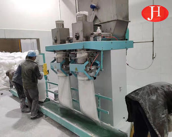 Pesaje de la cadena de producción de empaquetado del almidón de mandioca 50kg