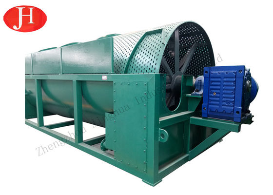 Máquina lavadora rotatoria de acero inoxidable para almidón de batata con control PLC