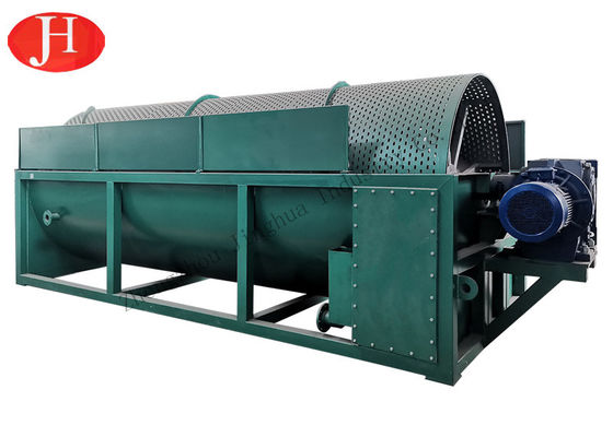 Cadena de producción industrial del almidón de patata máquina rotatoria de la lavadora de la patata fresca