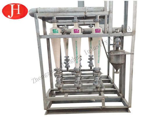 Equipo de procesamiento continuo de harina de patata dulce con salida y control PLC