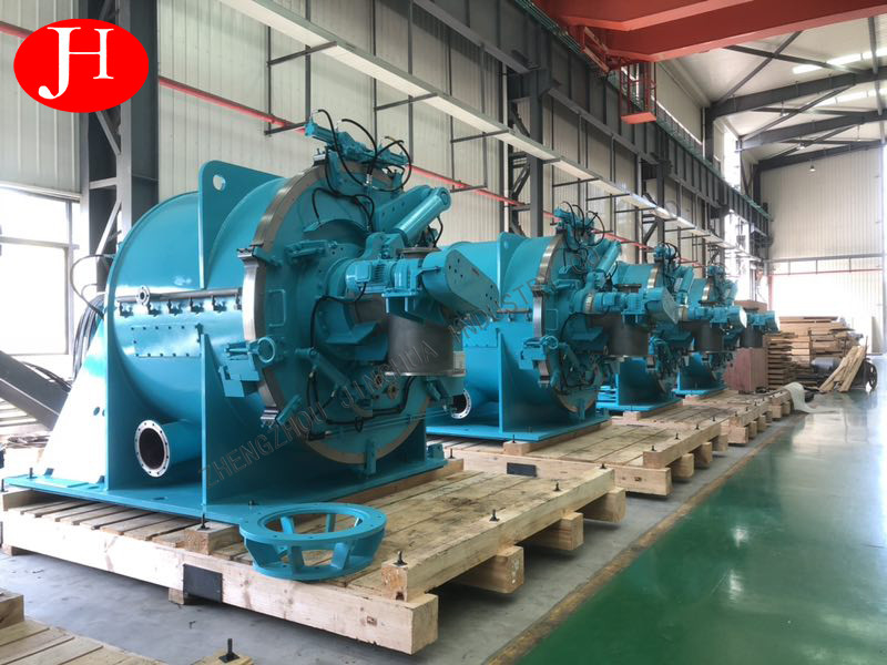 Cadena de producción automática de máquina de la centrifugadora de la planta del deshidratador del almidón de patata dulce de 90 kilovatios
