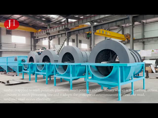 CHINA Máquina rotatoria de acero inoxidable 22kw de la lavadora de la harina de la mandioca para la venta