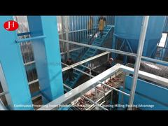 Maquina de procesamiento continuo de almidón de patata dulce con ventaja de limpieza, molienda y envasado