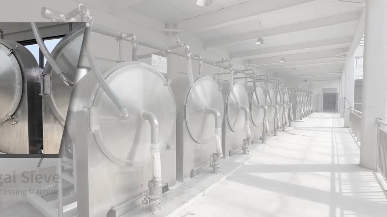 CHINA Equipo secado automático del tamiz de la centrifugadora de la mezcla del almidón de mandioca de la patata para la venta